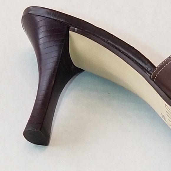 Unisa Brown Leather Mule - Picture 4 of 5